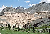 Rock formation of the Valley of the Moon - Lamayouro Ladakh 